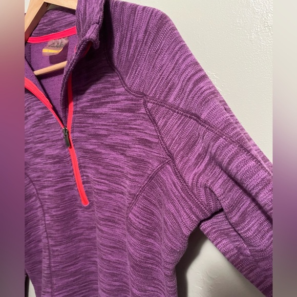 Cabela's Half Zip Purple Sweatshirt - Picture 6 of 9